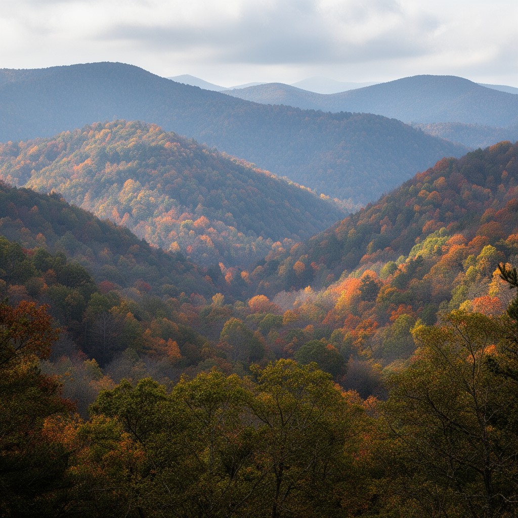 AI-generated illustration of Tennessee (eastern portion)