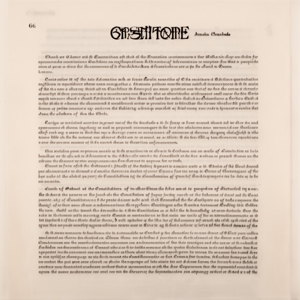 AI-generated illustration of Article 66 of the Constitution of Japan