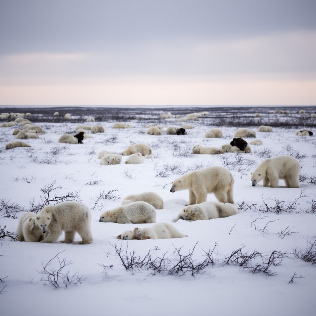 AI-generated illustration of Wapusk National Park