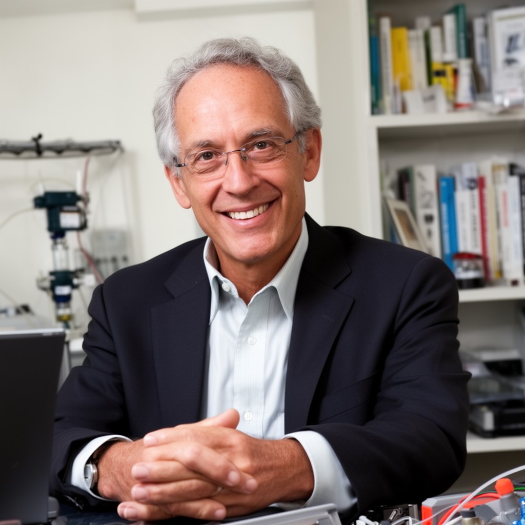 AI-generated illustration of Robert Langer