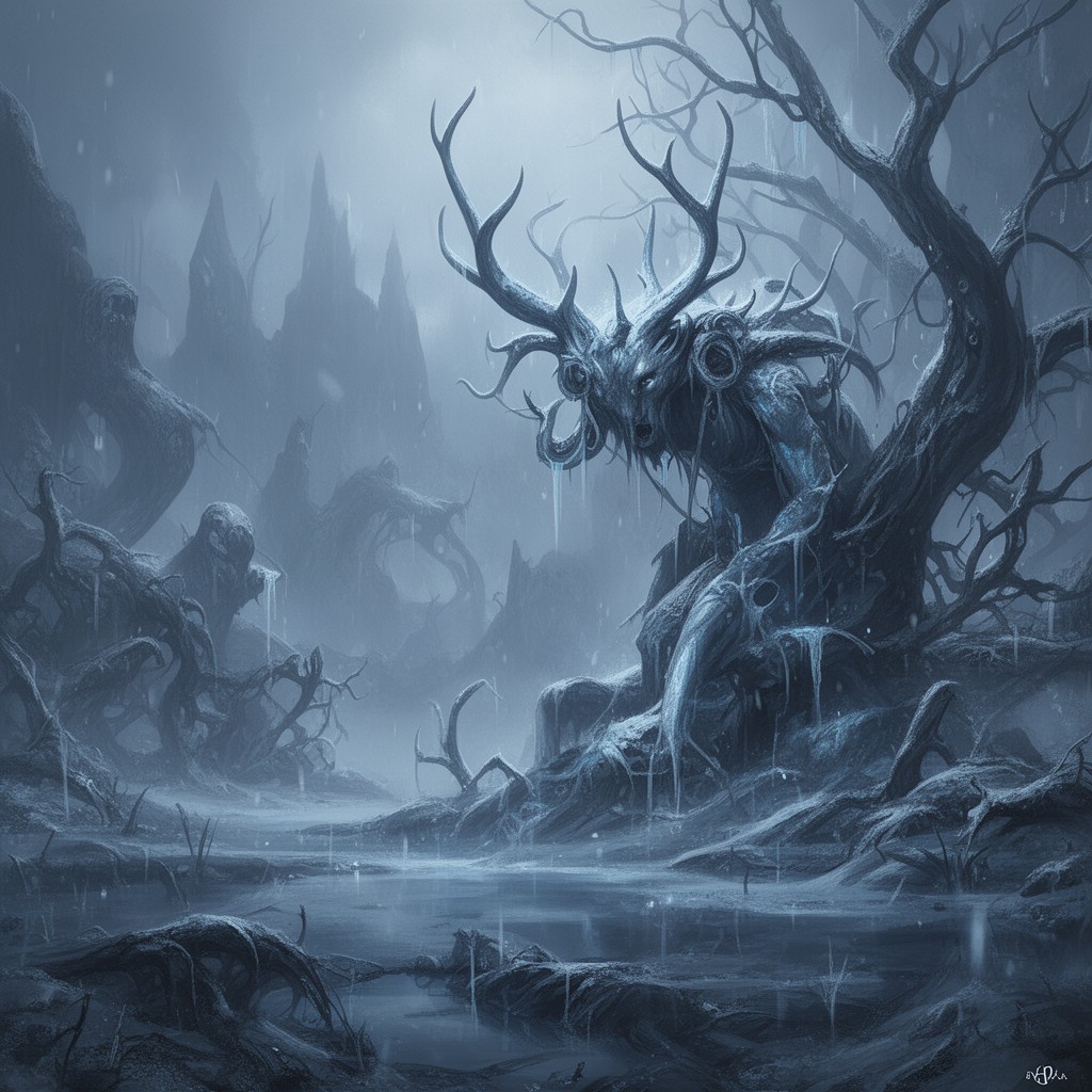 AI-generated illustration of Helheim