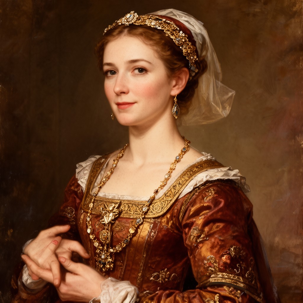 AI-generated illustration of Catherine of Aragon