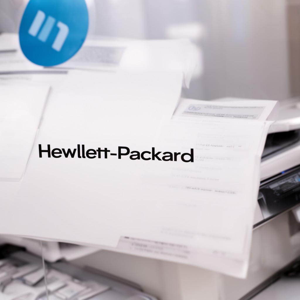 AI-generated illustration of Hewlett-Packard