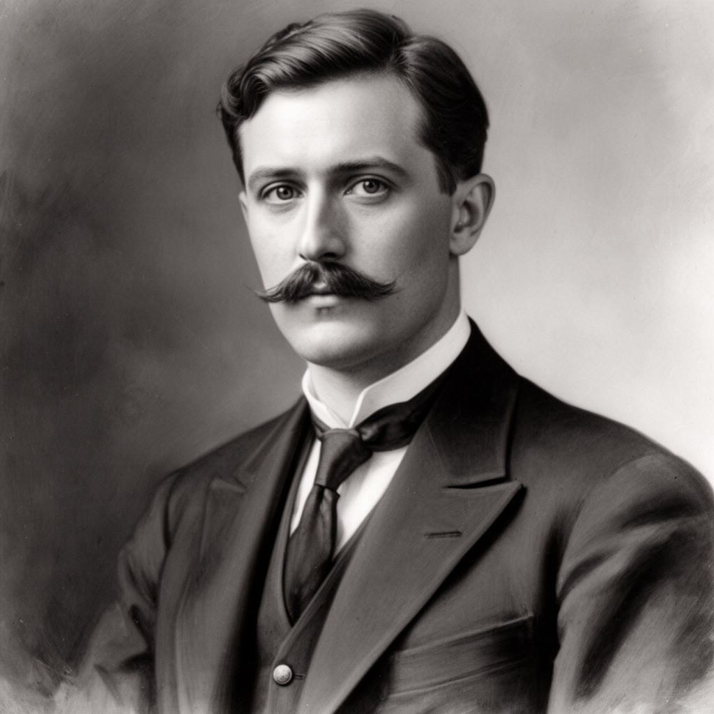 AI-generated illustration of Raymond Asquith