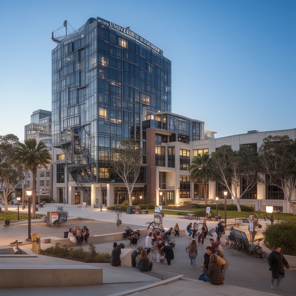 AI-generated illustration of University of California, San Francisco