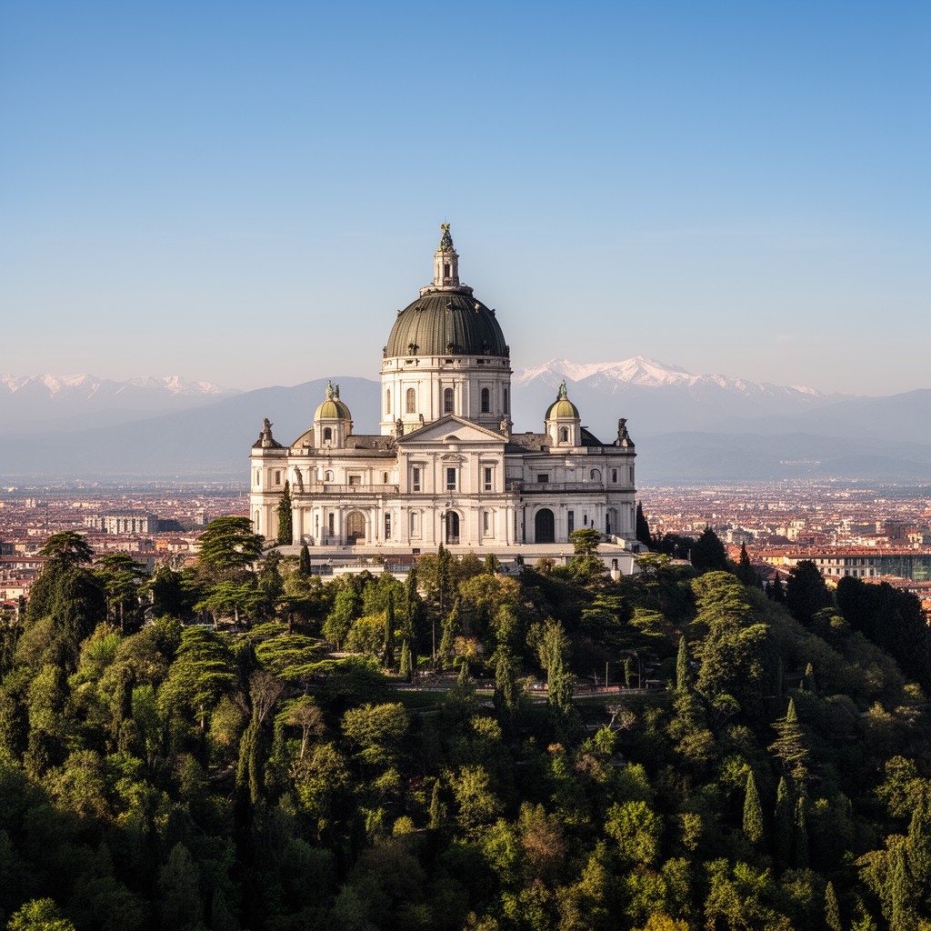 AI-generated illustration of Basilica of Superga