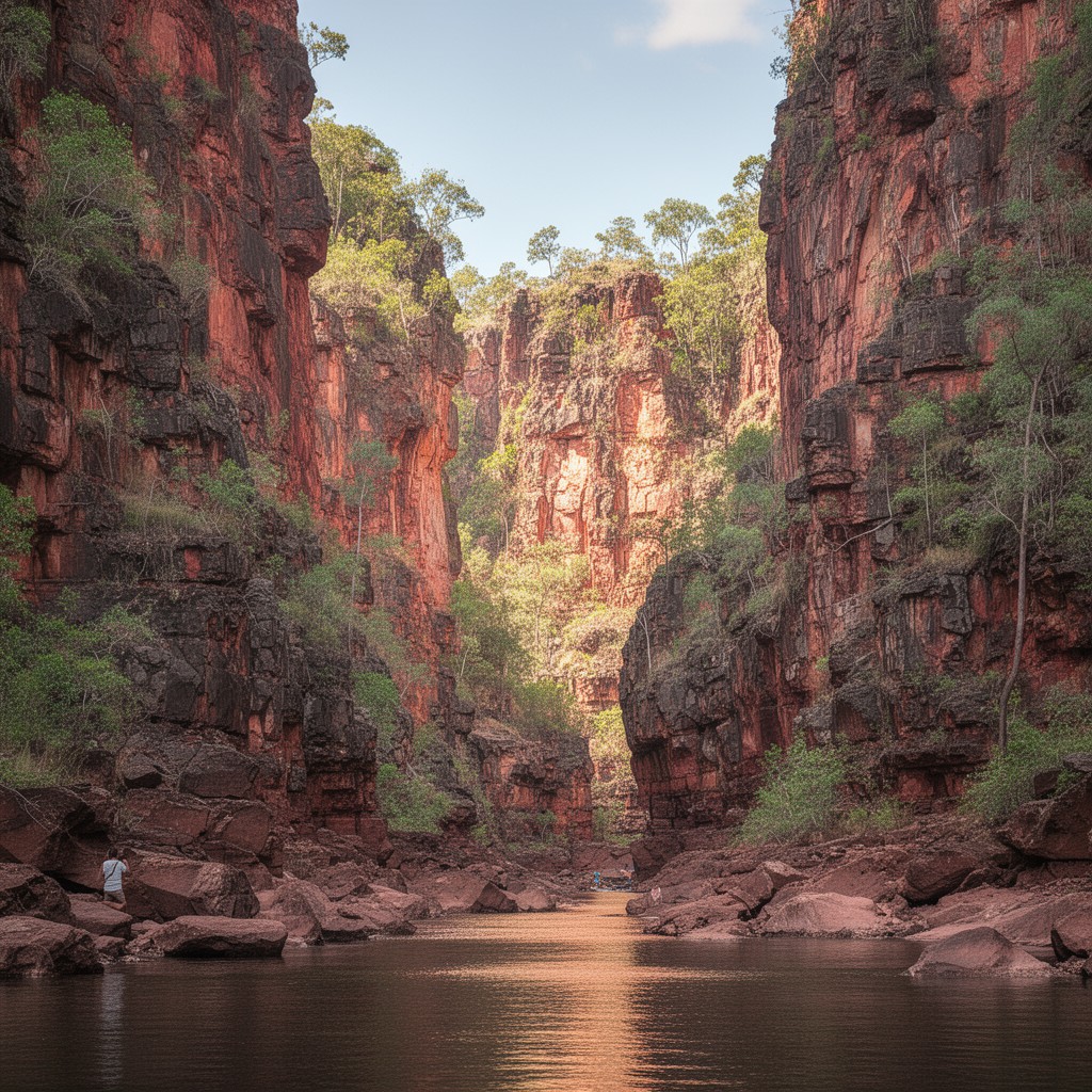 AI-generated illustration of Katherine Gorge
