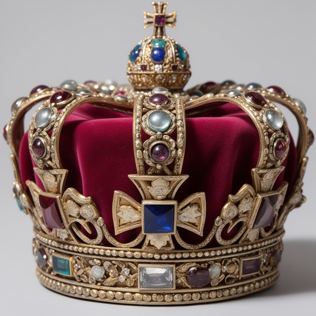 AI-generated illustration of British Crown