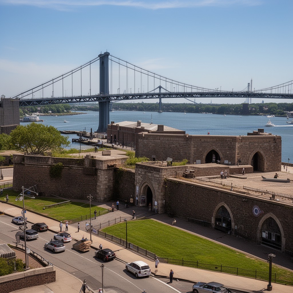 AI-generated illustration of Fort Hamilton