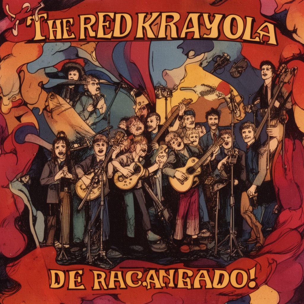 AI-generated illustration of The Red Krayola