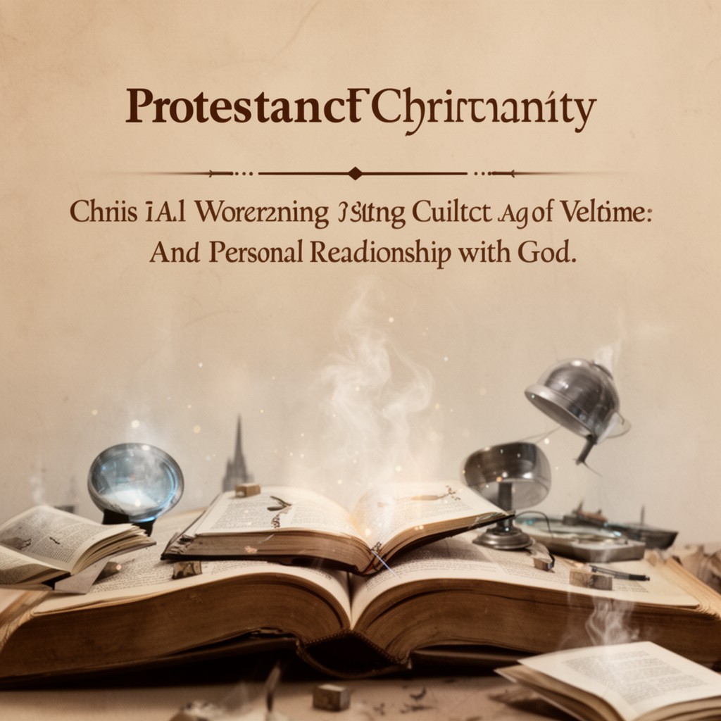 AI-generated illustration of Protestant Christianity