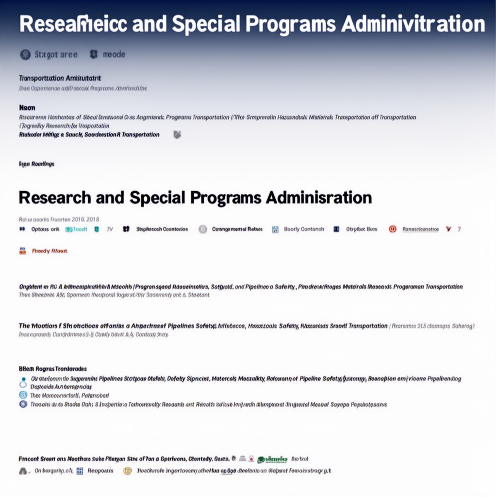 AI-generated illustration of Research and Special Programs Administration