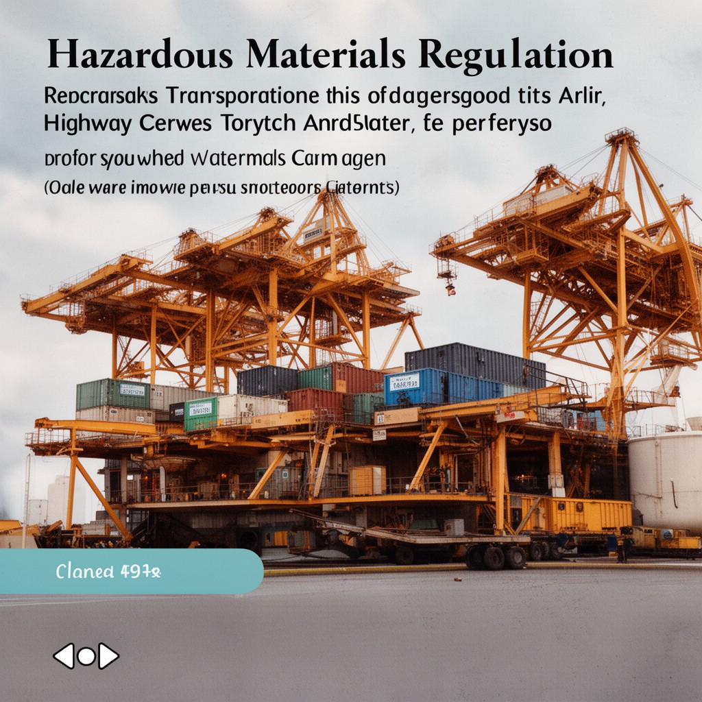 AI-generated illustration of Hazardous Materials Regulations