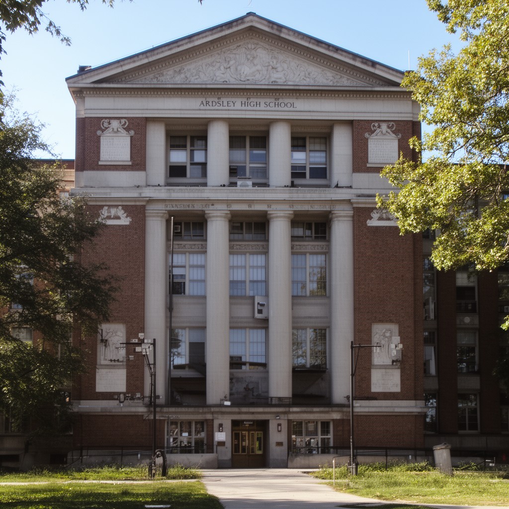 AI-generated illustration of Ardsley High School
