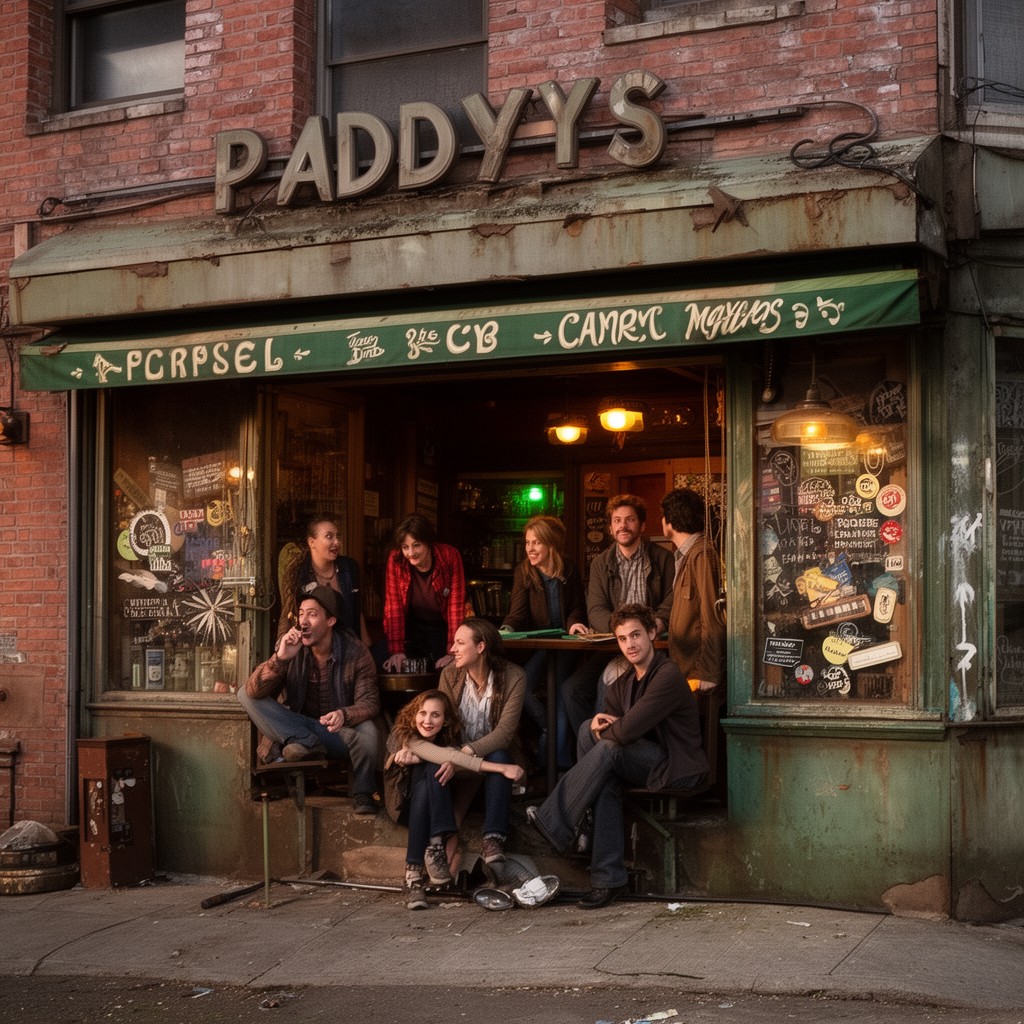 AI-generated illustration of Paddy's Pub