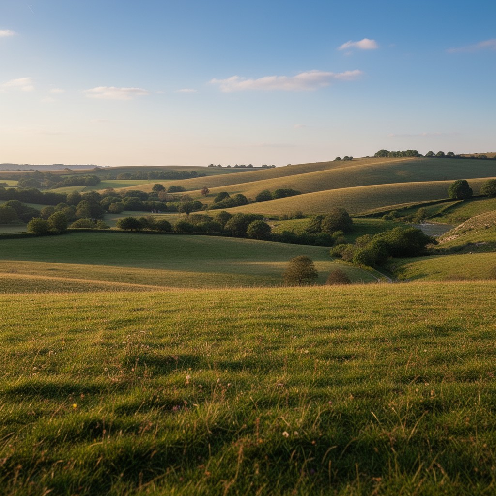 AI-generated illustration of Kent Downs Area of Outstanding Natural Beauty