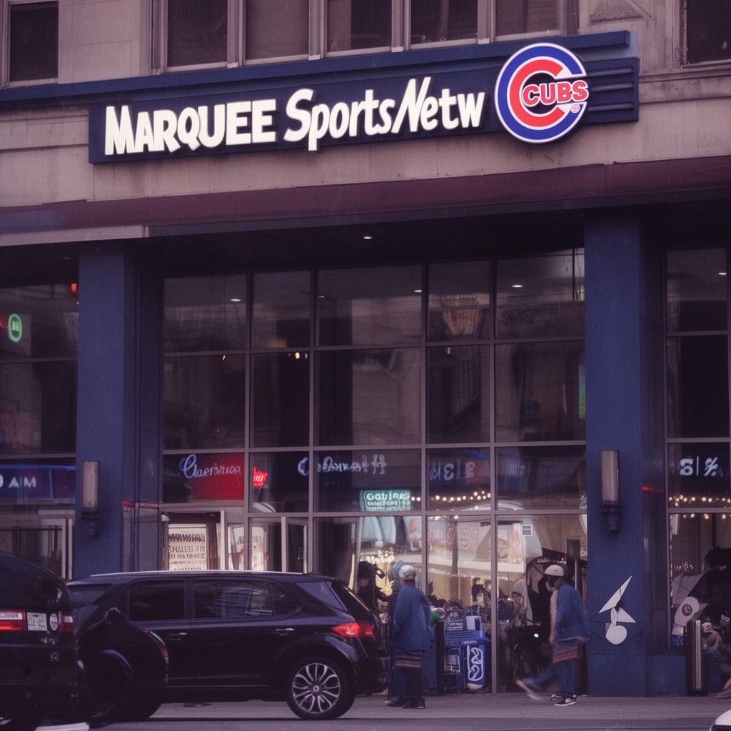 AI-generated illustration of Marquee Sports Network