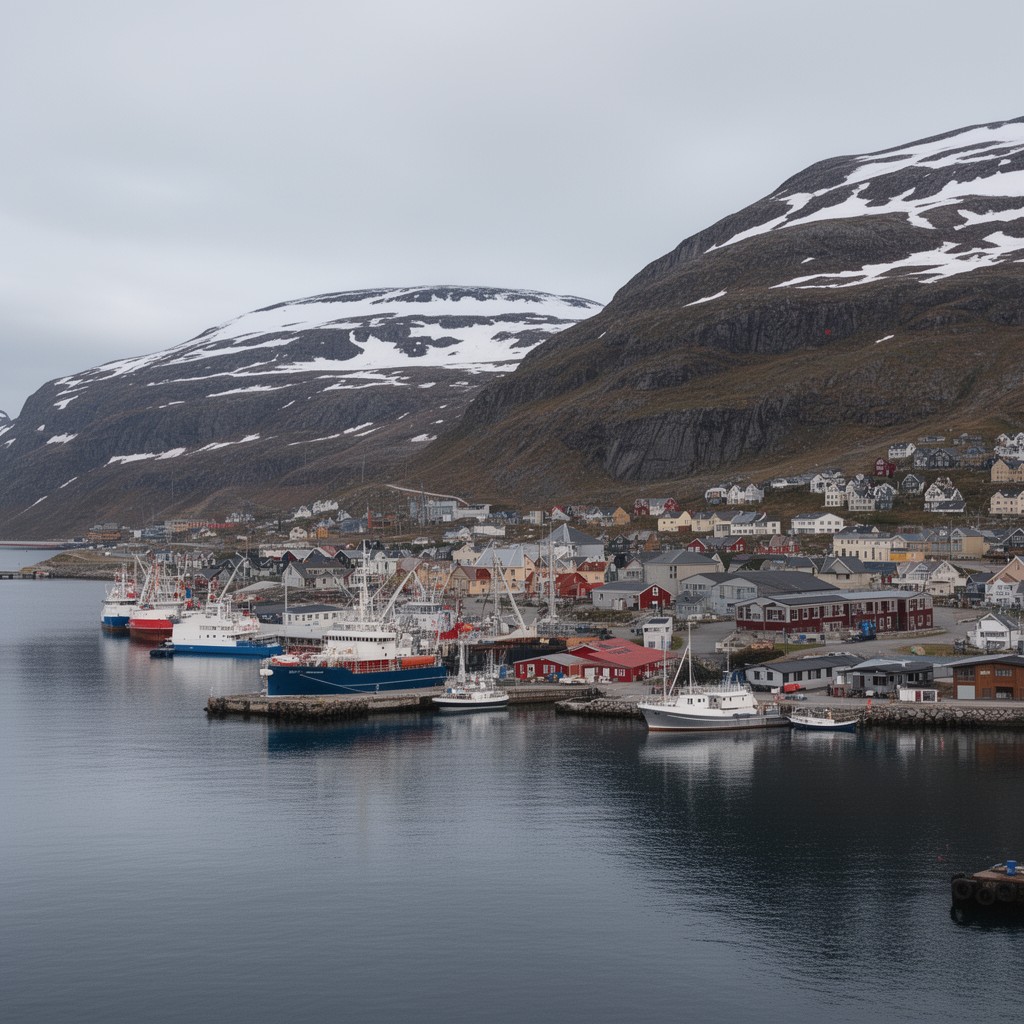 AI-generated illustration of Hammerfest
