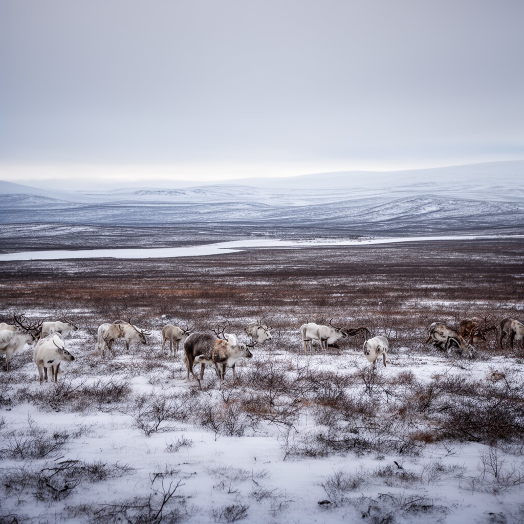 AI-generated illustration of Finnmarksvidda