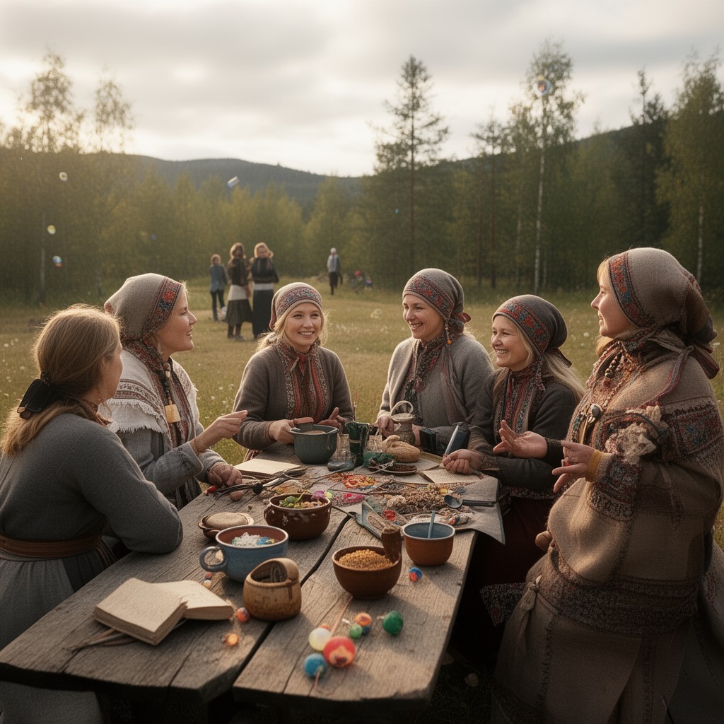 AI-generated illustration of Kven people
