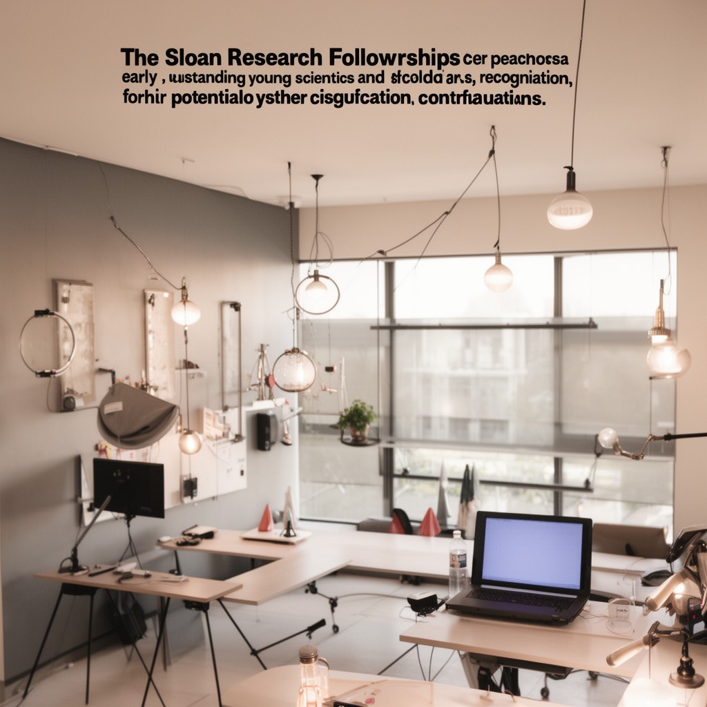 AI-generated illustration of Sloan Research Fellowships