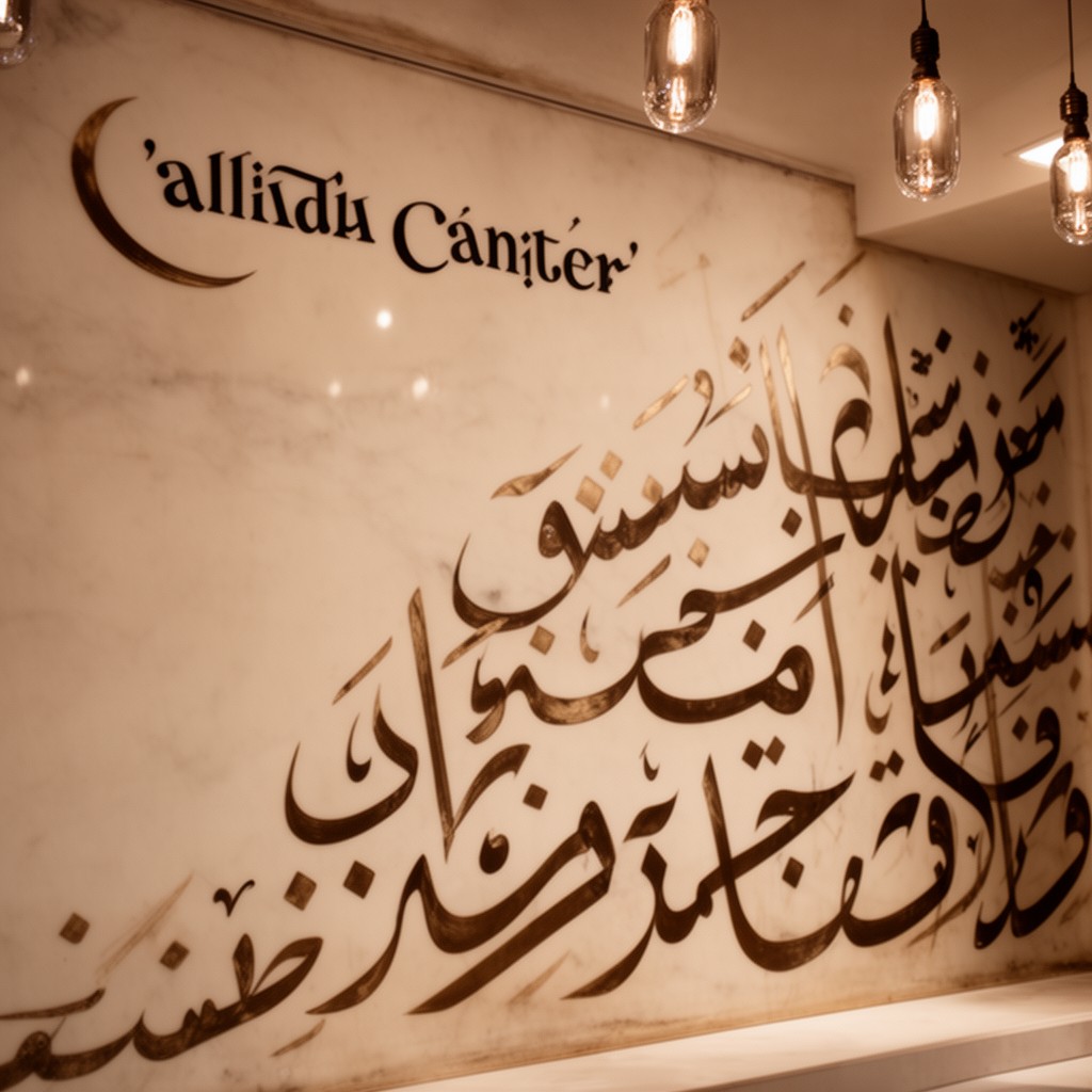 AI-generated illustration of Calligraphy Center