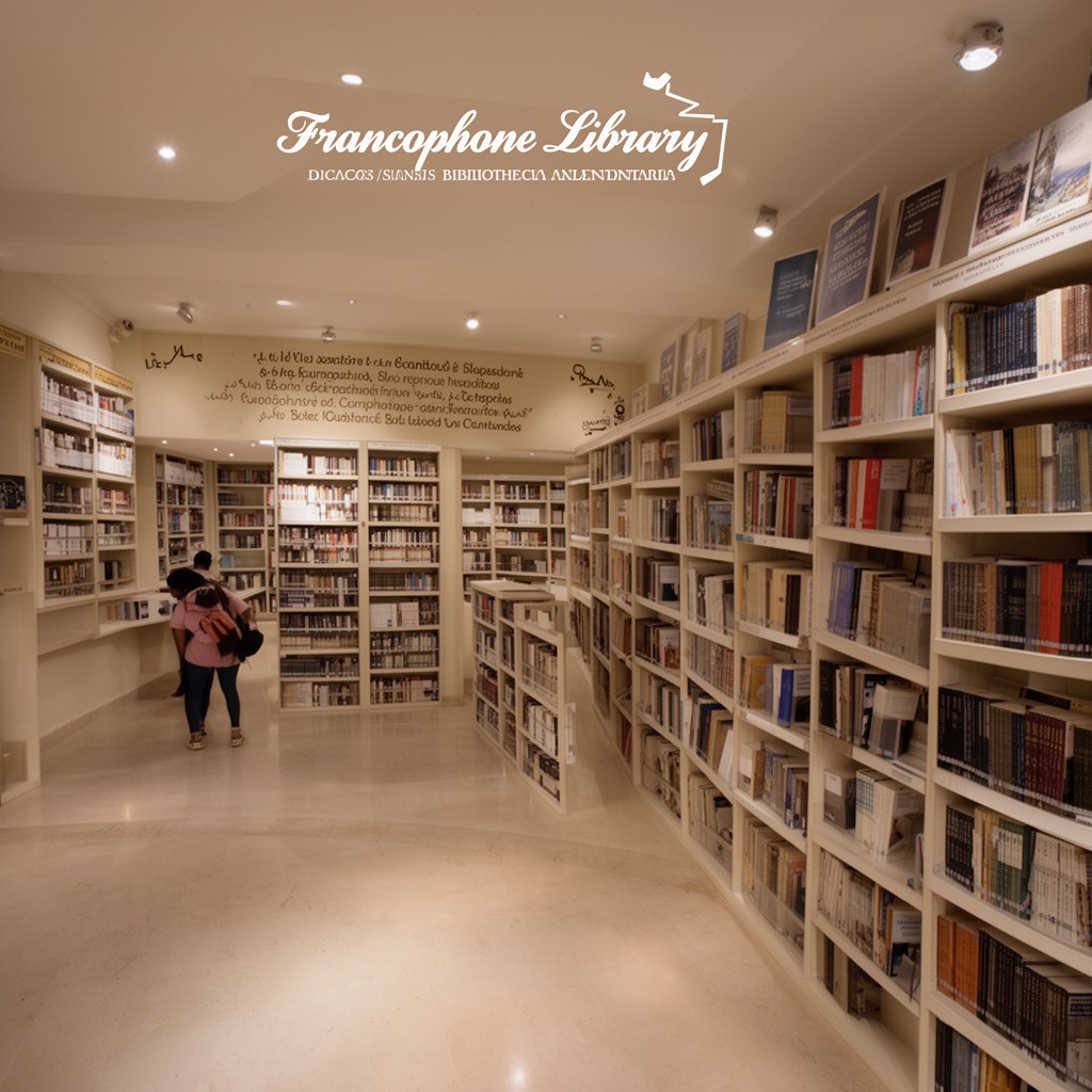 AI-generated illustration of Francophone Library