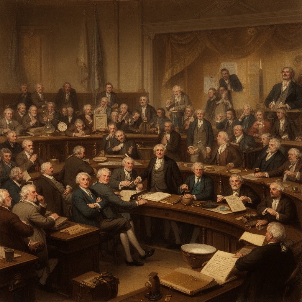 AI-generated illustration of Congress of the Confederation