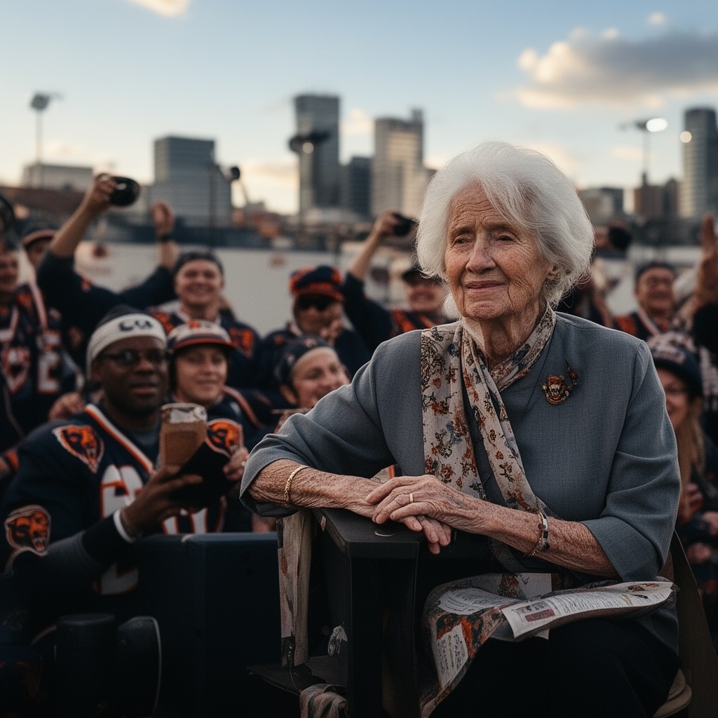 AI-generated illustration of Virginia Halas McCaskey