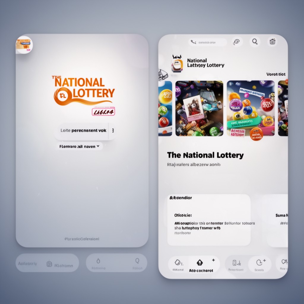 AI-generated illustration of National Lottery