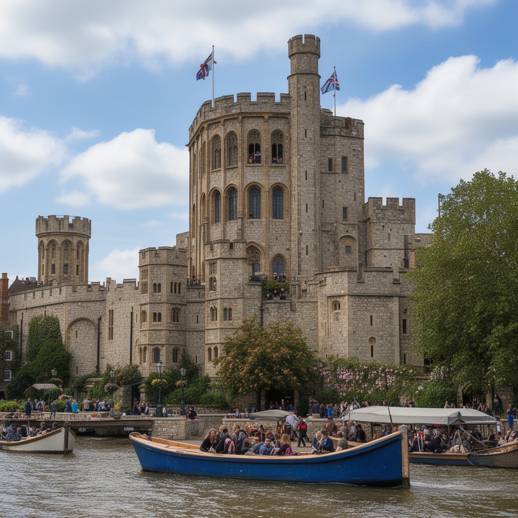 AI-generated illustration of Windsor, Berkshire, England