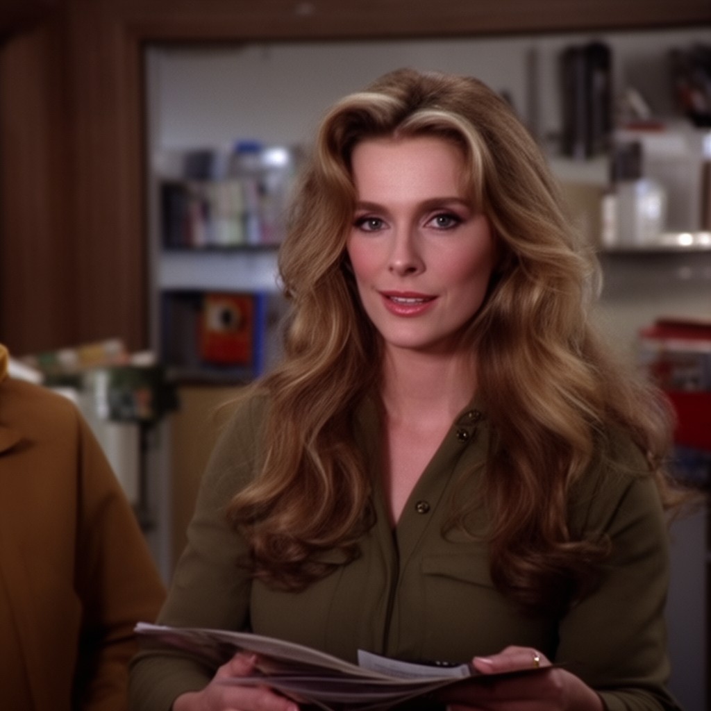 AI-generated illustration of Peggy Lipton