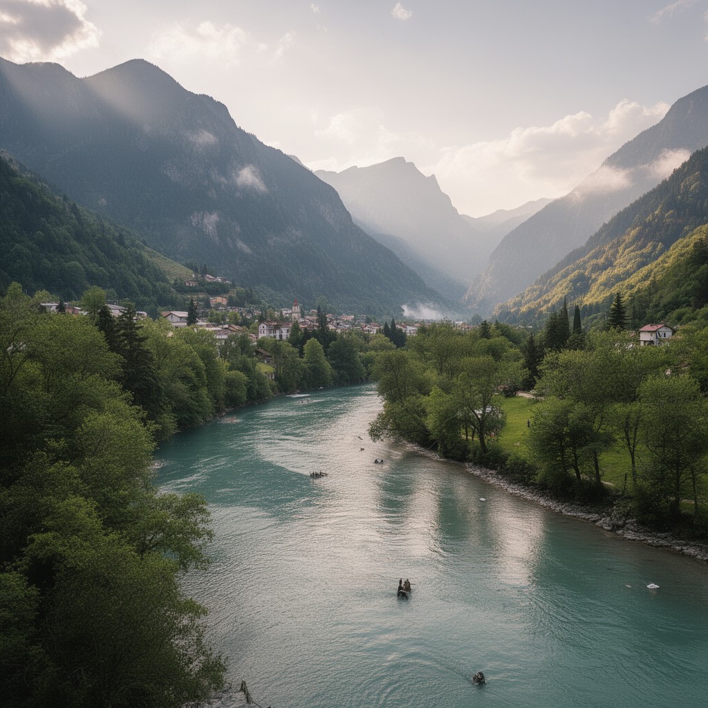 AI-generated illustration of Drava