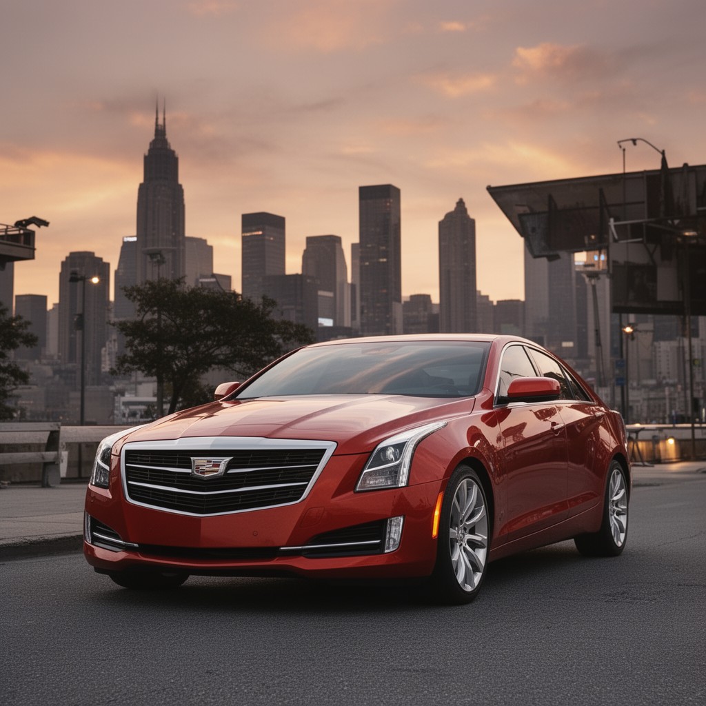AI-generated illustration of Cadillac ATS