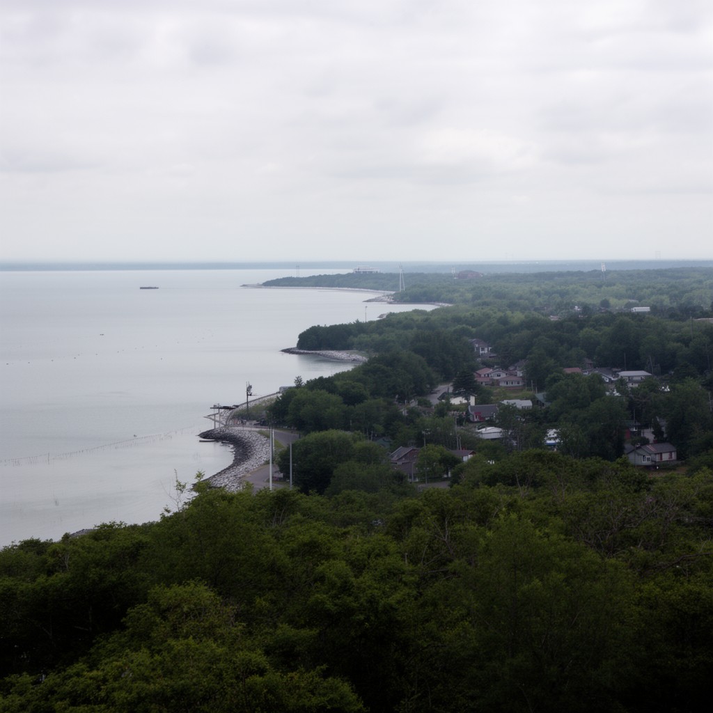 AI-generated illustration of Lake Erie