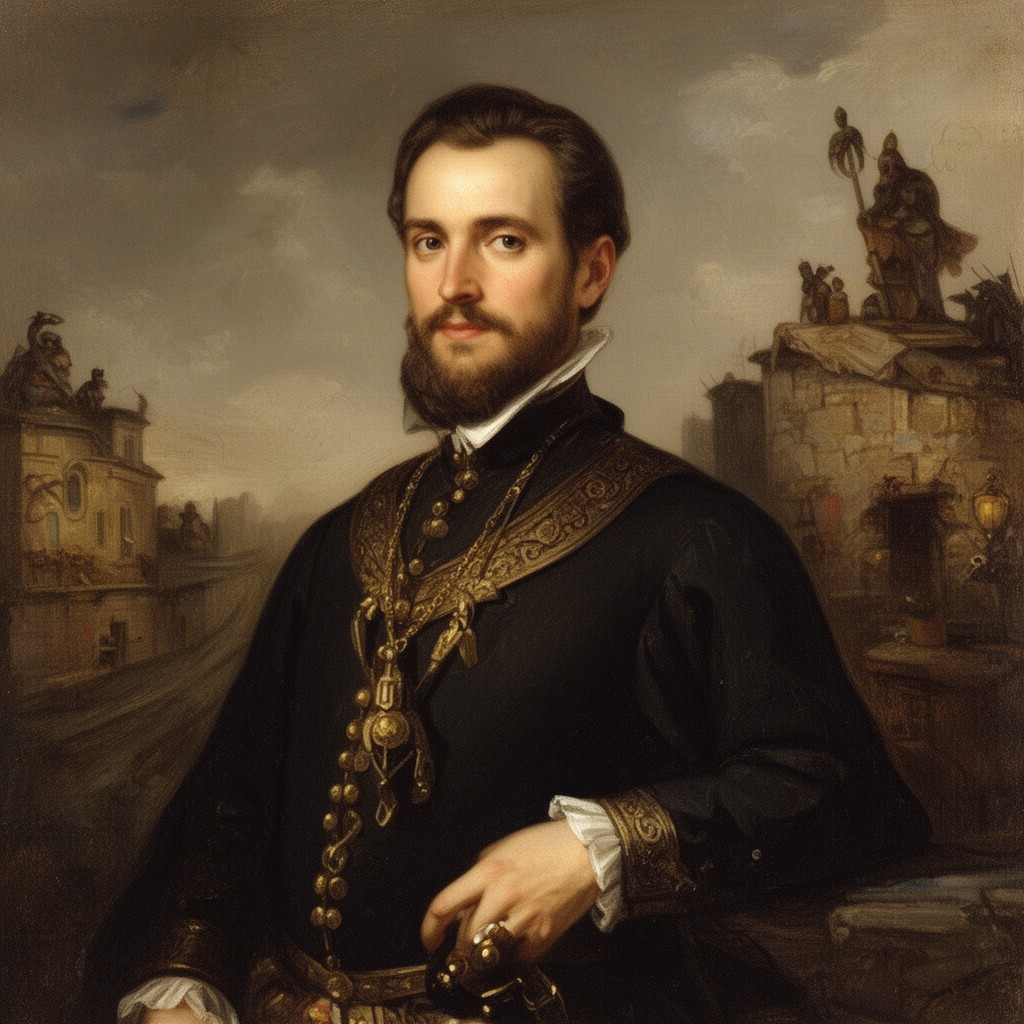 AI-generated illustration of Luis Cortés