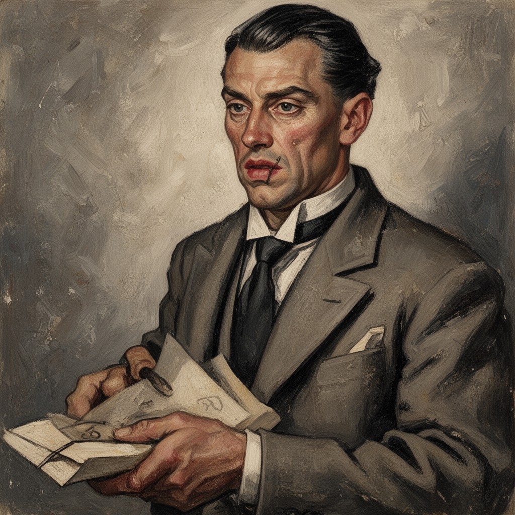 AI-generated illustration of Otto Dix