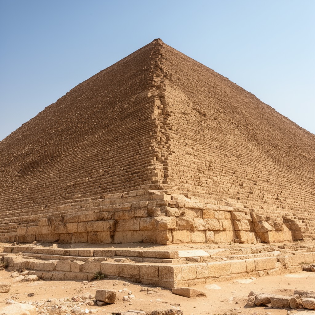 AI-generated illustration of Meidum Pyramid
