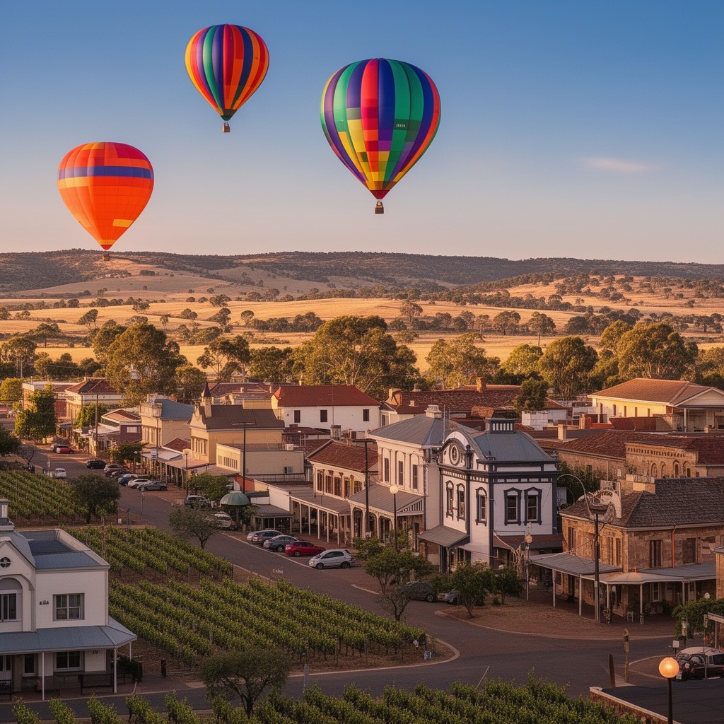 AI-generated illustration of Canowindra