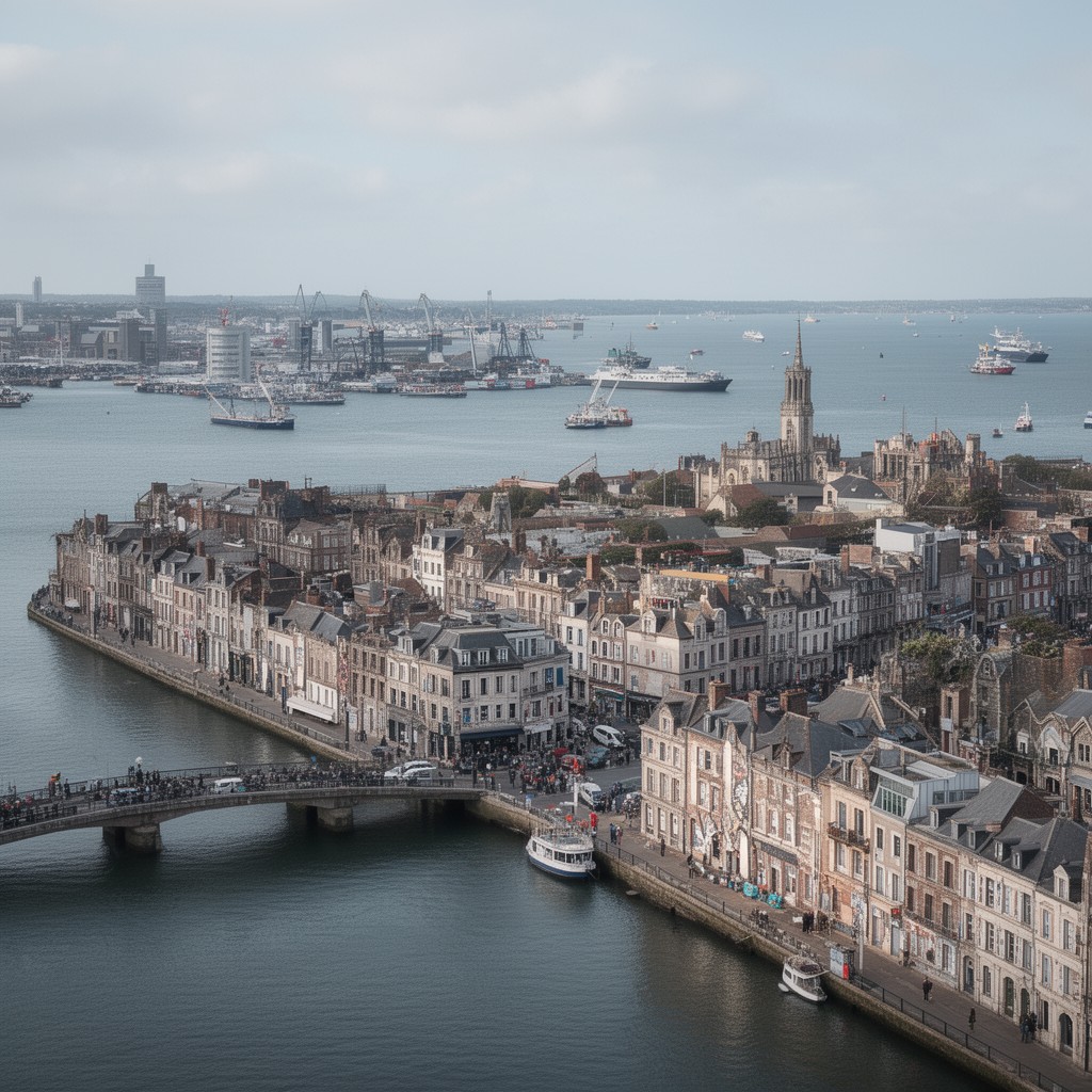AI-generated illustration of Seine-Maritime