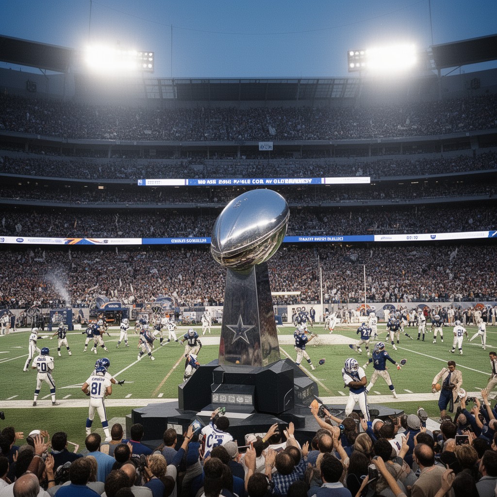 AI-generated illustration of Super Bowl XII