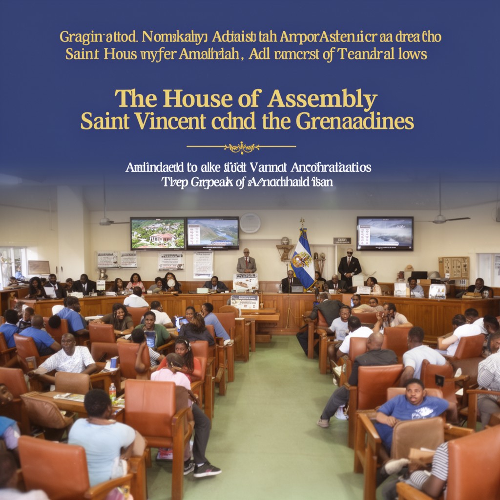 AI-generated illustration of House of Assembly of Saint Vincent and the Grenadines