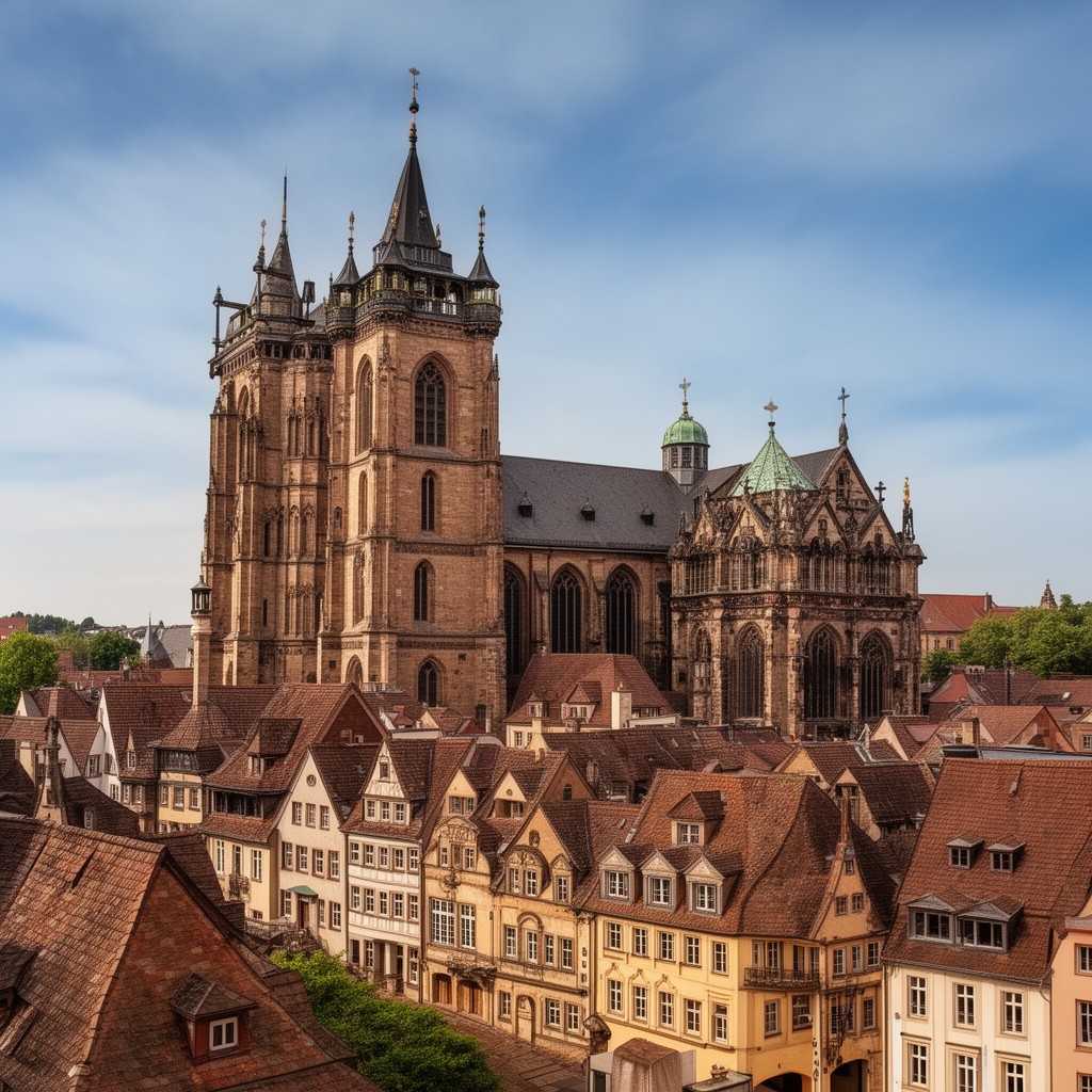 AI-generated illustration of Hildesheim