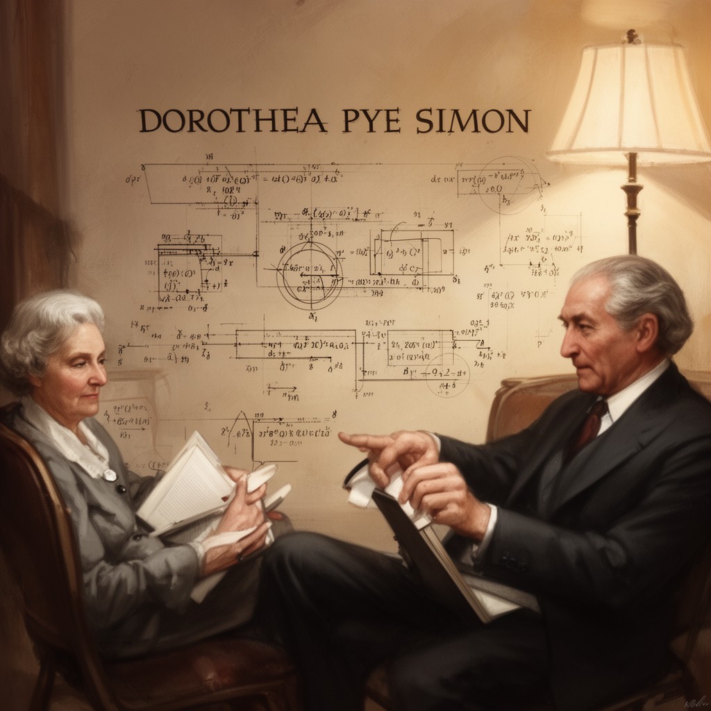 AI-generated illustration of Dorothea Pye Simon