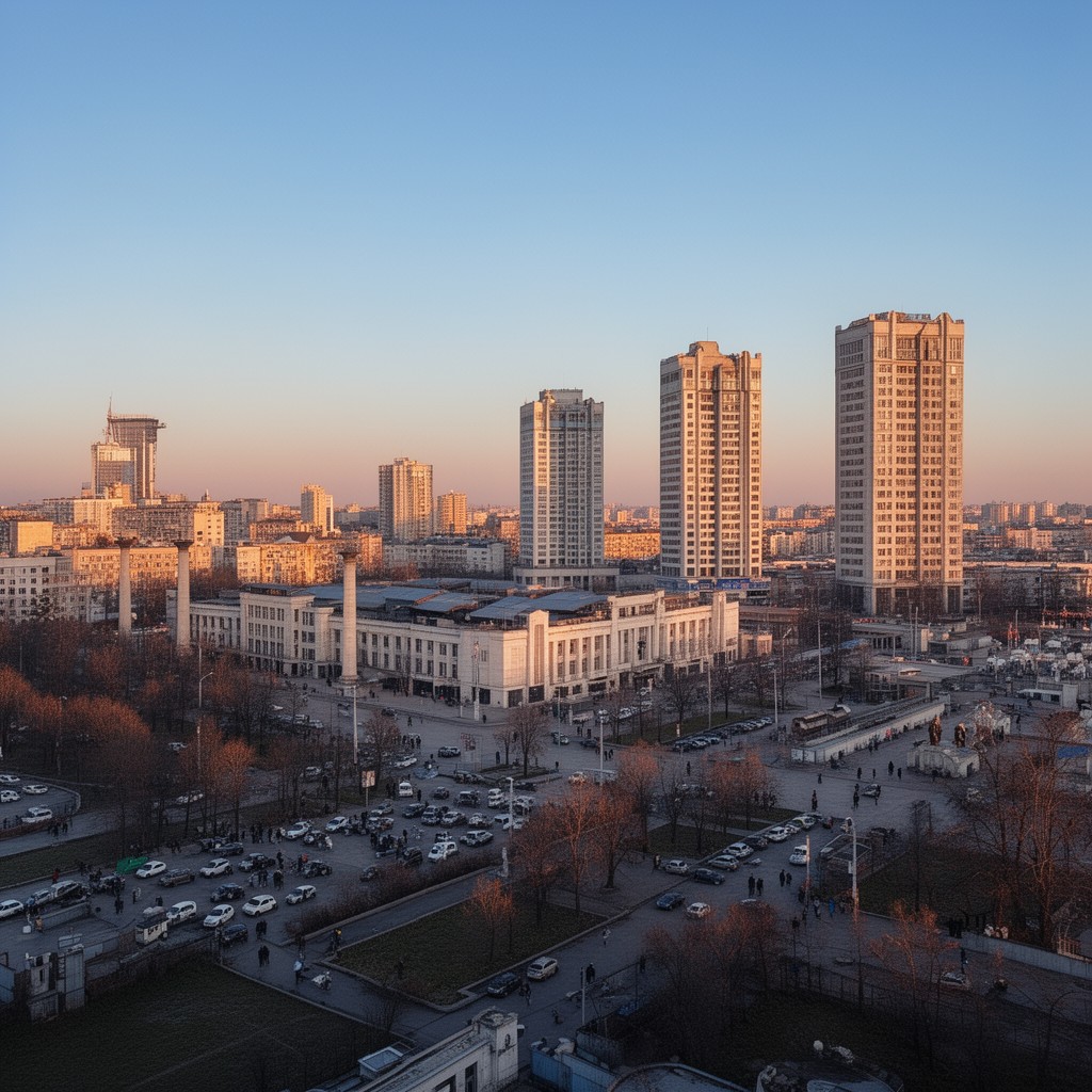 AI-generated illustration of Novosibirsk