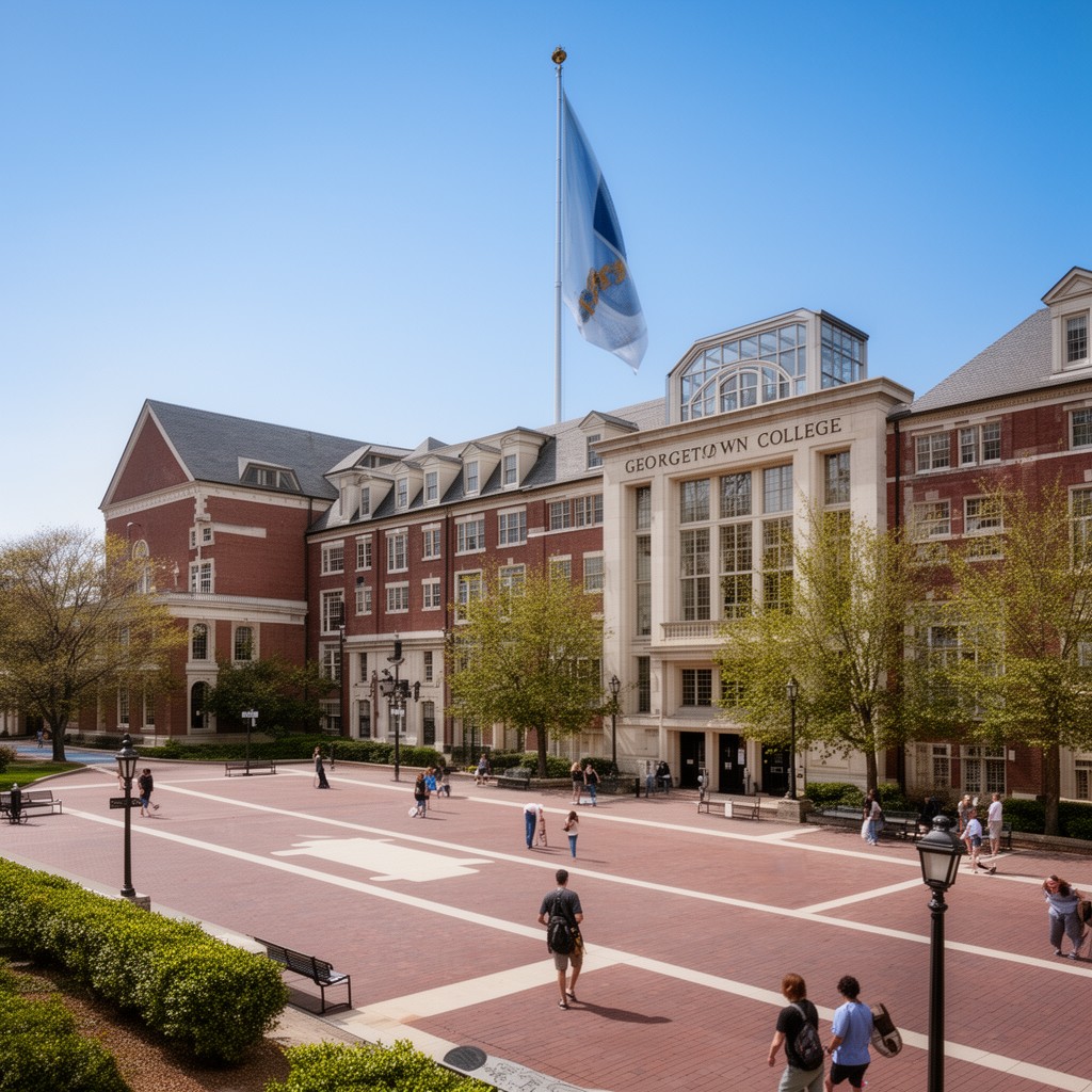 AI-generated illustration of Georgetown College