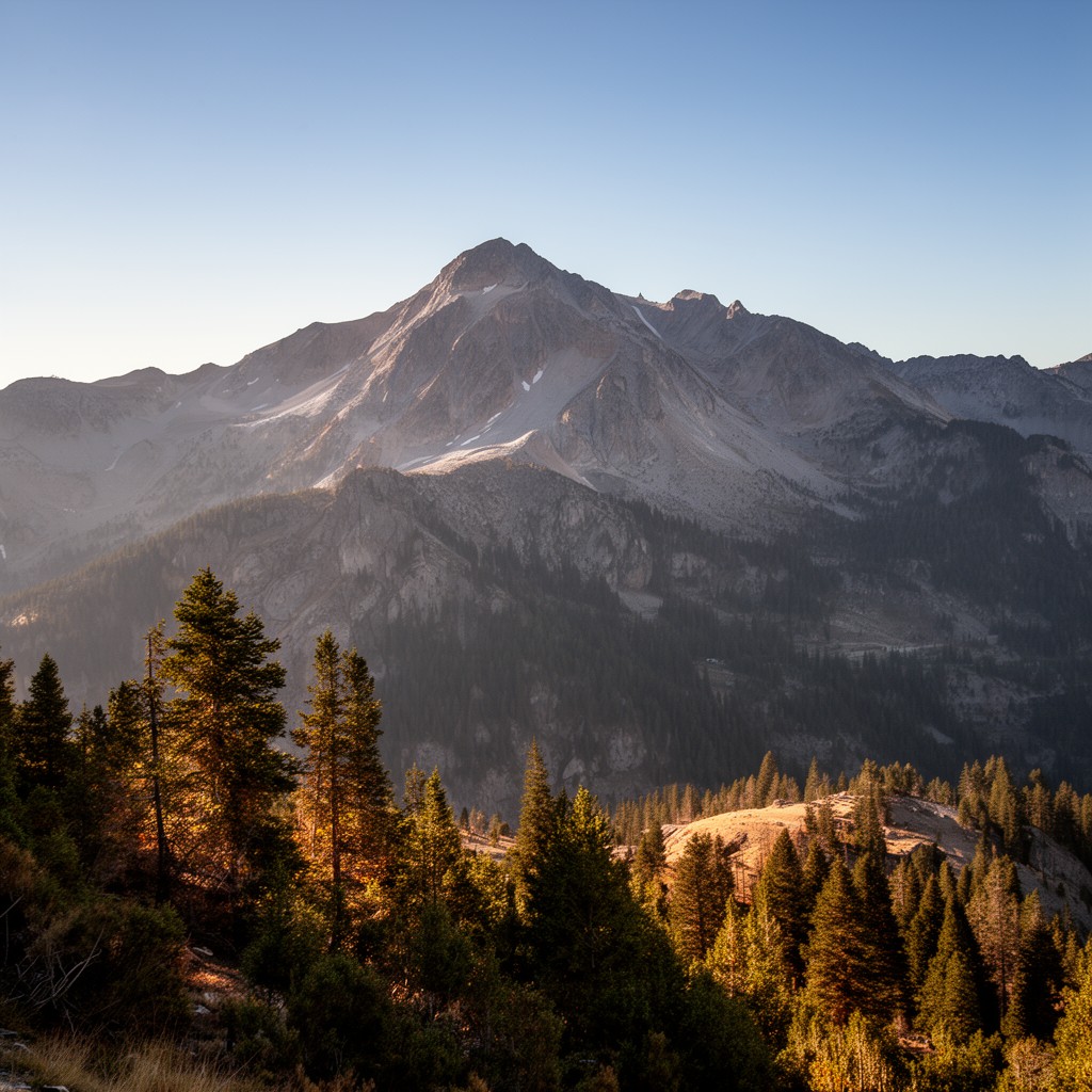 AI-generated illustration of Mount San Gorgonio