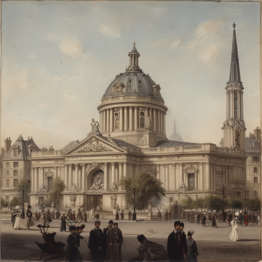 AI-generated illustration of Émile Bénard