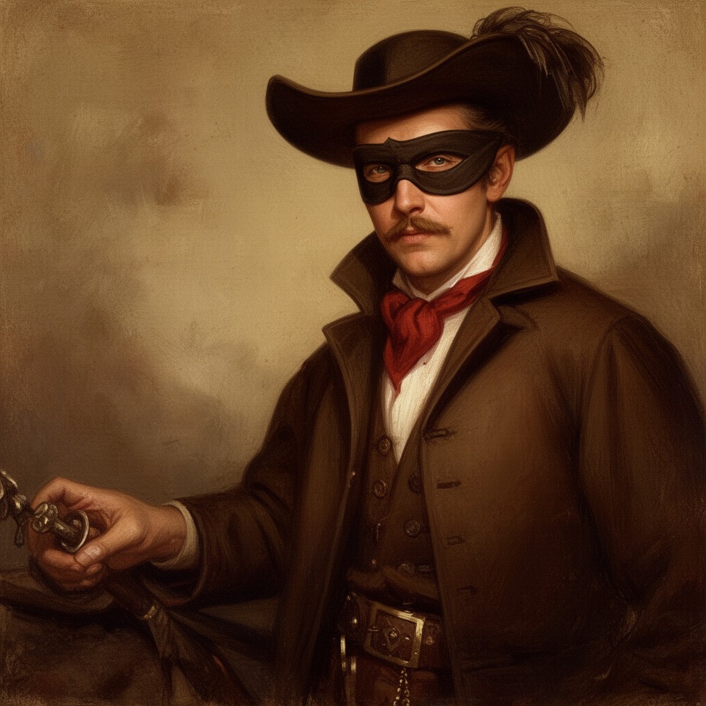 AI-generated illustration of Johnston McCulley