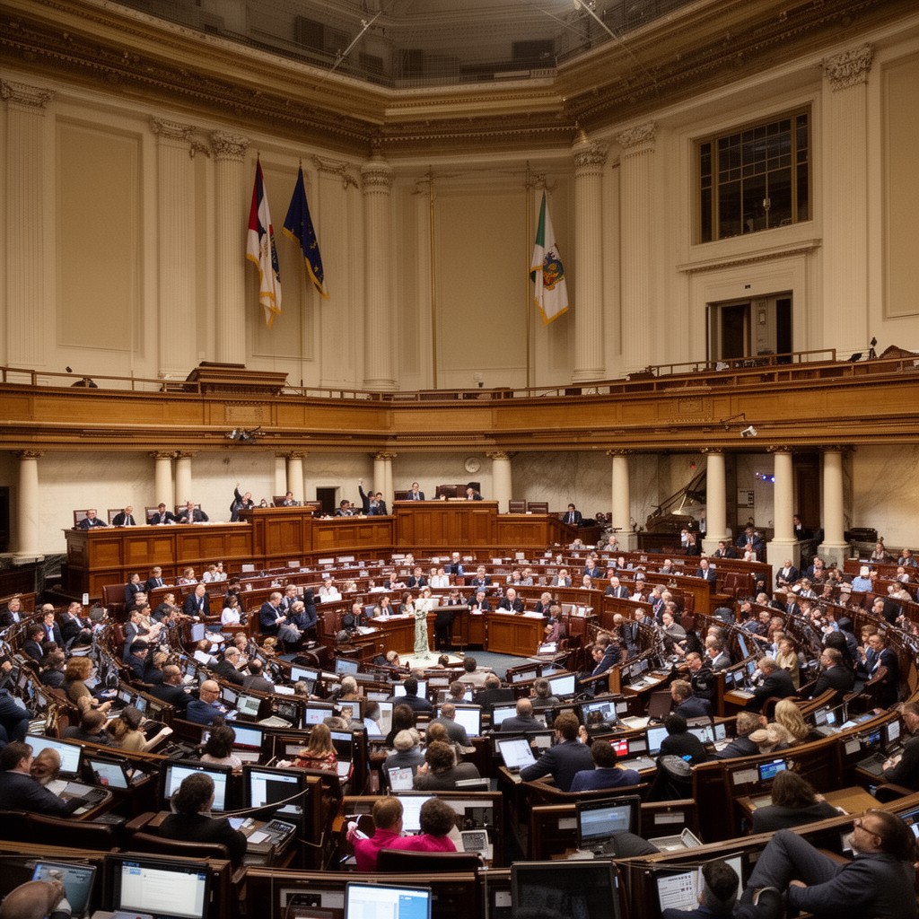 AI-generated illustration of House of Representatives